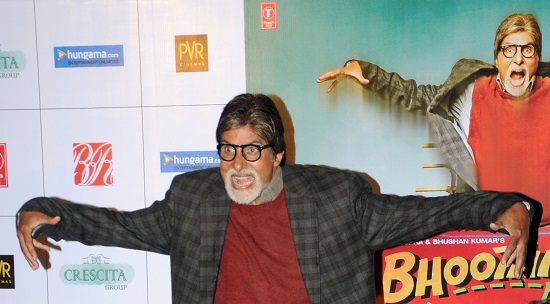 Amitabh Bachchan Poses For Bhoothnath Returns Amitabh Bachchan