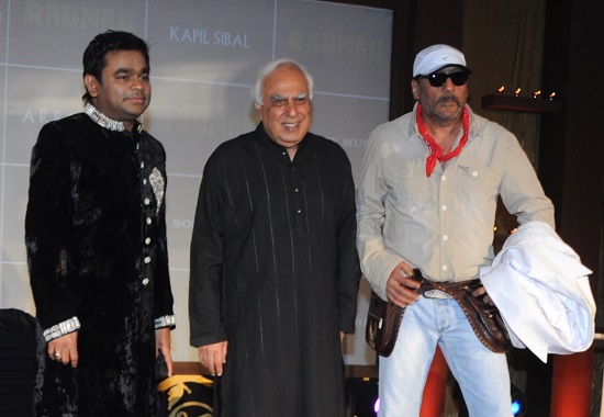 A. R. Rahman, Kapil Sibal And Jackie Shroff On Stage