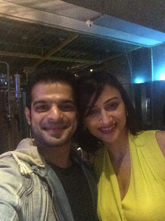 Karan and Gauri Pradhan Tejwani