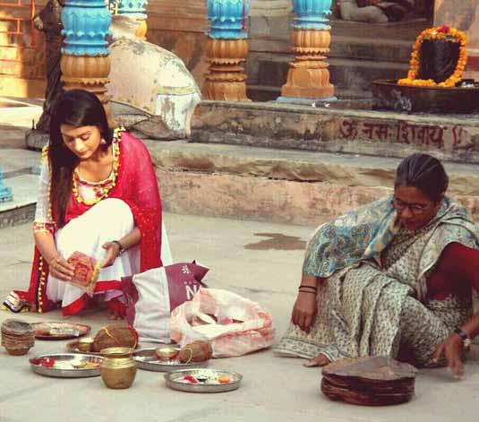 Payal Rajput and Seema Biswas in Mahakumbh