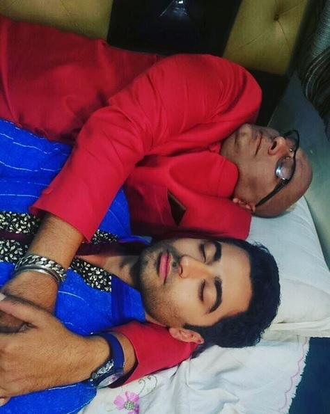 Amit Behl And Harshad Arora On The Sets Of Dahleez