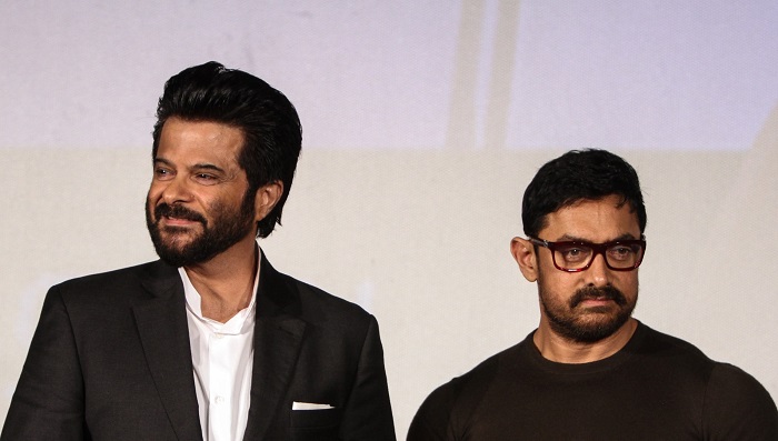 Anil Kapoor And Aamir Khan At The Launch Of 24
