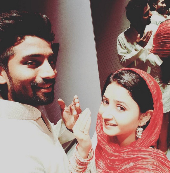 Sana Amin Sheikh With Her Husband