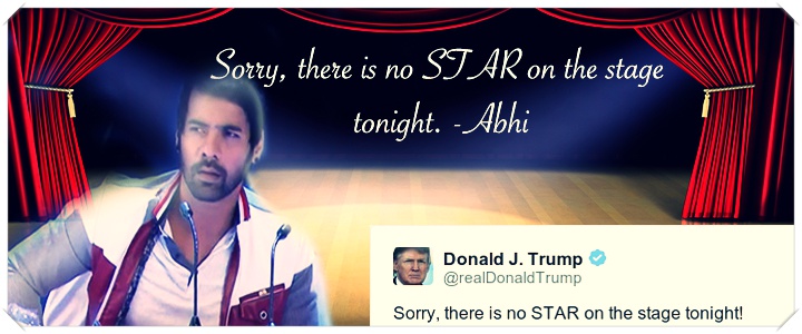 Donald Trump - Abhi Of Kumkum Bhagya