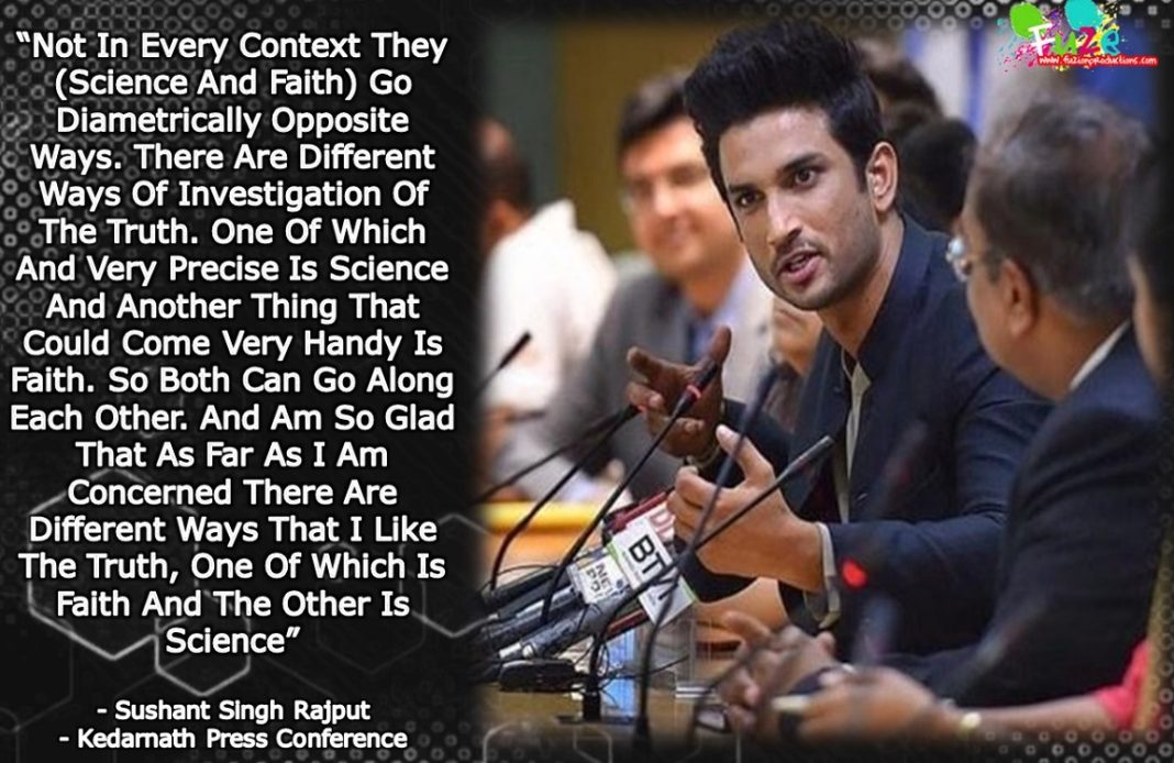 Sushant Singh Rajput : 100 Quotes By Him About Science, Art, Education